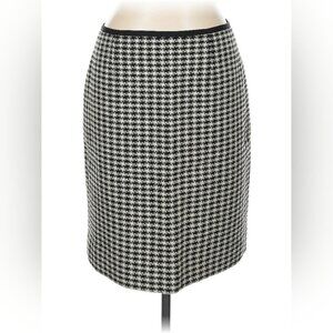 Tory Burch Houndstooth Wool Blend Sheath Skirt – Size 10 (EUC)